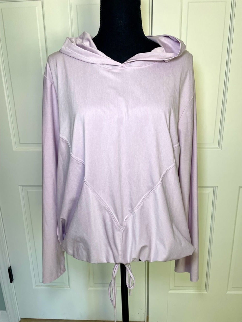 Eddie Bauer Lavender Hooded Pullover 2XL lilac lightweight - Picture 2 of 10